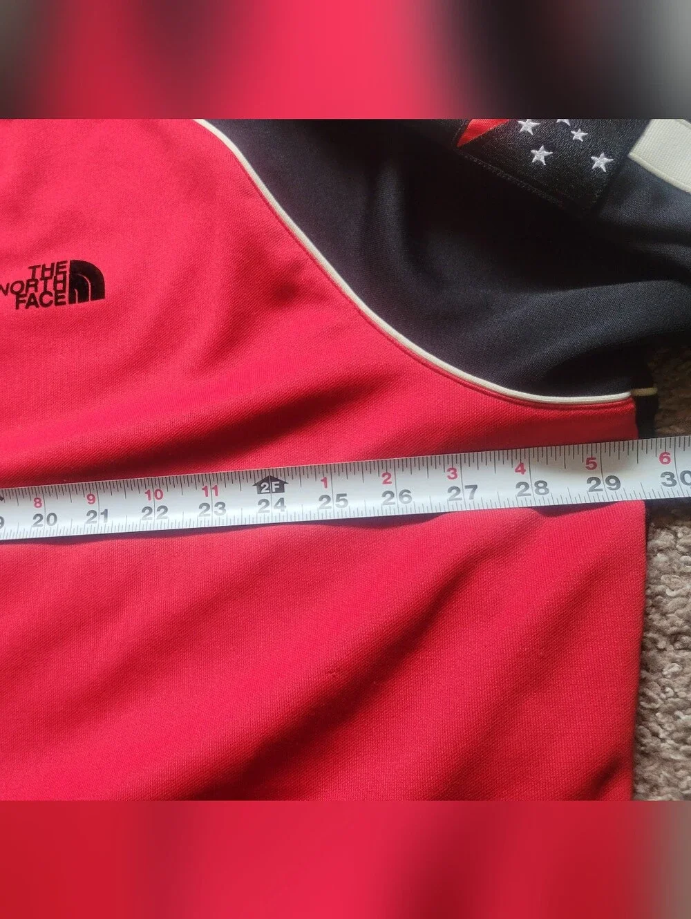 The North Face Men’s Red and Black Rare Athletic Track Jacket Sz 4XL